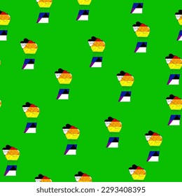 Patrón sin foco con la bandera del orgullo de los aliados rectos. Bandera de la comunidad LGBT. Orgullo gay. Mes del Orgullo. Amor, libertad