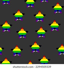 Patrón sin foco con la bandera del orgullo de los aliados rectos. Bandera de la comunidad LGBT. Orgullo gay. Mes del Orgullo. Amor, libertad