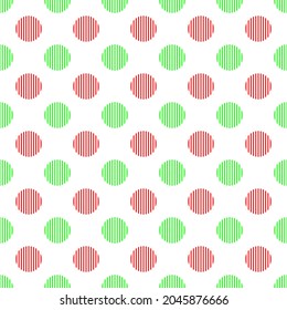 línea recta sin costura, línea recta, verde de geometría de círculo. aislado en un fondo blanco. ilustración vectorial