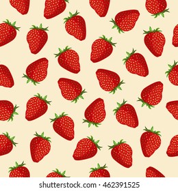 seamless pattern Strawberries