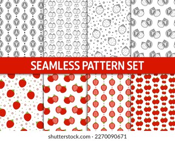 Seamless pattern with Strawberry, for decoration