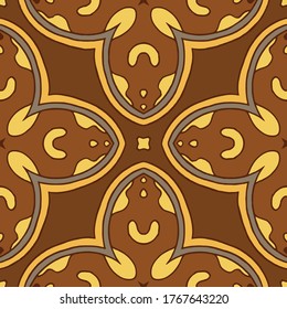 Seamless pattern. Strict geometric ornament in a classic style.