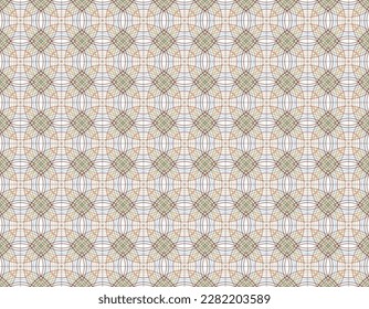 Seamless pattern of a string of elegant rings