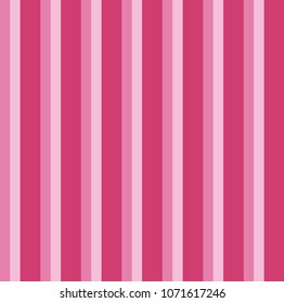 Seamless pattern stripe pink colors. Vertical stripe abstract background vector illustration.
