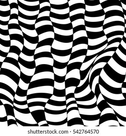 Seamless Pattern. Striped background. Repeating black-white wallpaper. Vintage lines