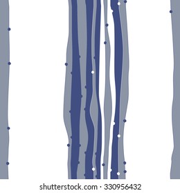 Seamless   pattern of striped motif,spots, stripes, doodles. Hand drawn.