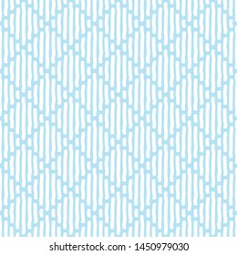 Seamless pattern of striped rhombuses. Geometric background.