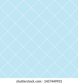 Seamless pattern of striped rhombuses. Geometric background.