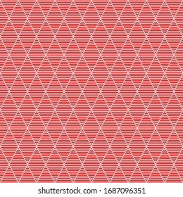 Seamless pattern of striped rhombuses. Geometric background. Vector illustration. Good quality. Good design.