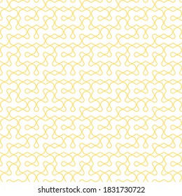 Seamless pattern of striped rhombuses. Geometric orange background.