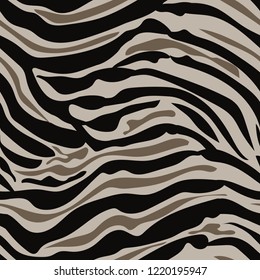 Seamless pattern striped skin of a tiger, zebra.