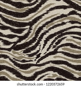 Seamless pattern striped skin of a tiger, zebra.