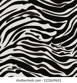 Seamless pattern striped skin of a tiger, zebra.