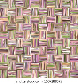 Seamless pattern. Striped squares resembling parquet elements. Non repeating elements. Suitable for flooring.