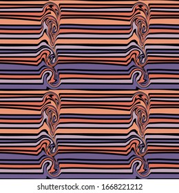 Seamless pattern with stripes. Abstraction