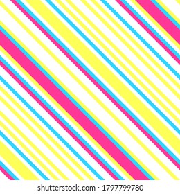 Seamless pattern with stripes. Background with slanted lines Vector illustration Striped diagonal pattern for printing on fabric, paper, wrapping, scrapbooking, websites 