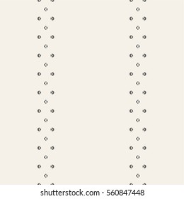 Seamless pattern. Stripes from dots