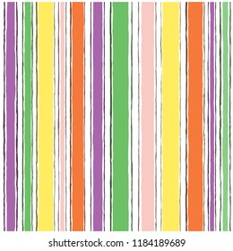 Seamless pattern with stripes, fabric texture, wallpaper. Vector illustration.