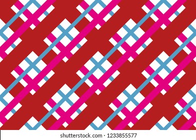 Seamless pattern. Stripes on white background. Striped diagonal pattern for printing on fabric, paper, wrapping, scrapbooking, websites Background with slanted lines Vector illustration