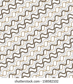 Seamless pattern of stripes on white background