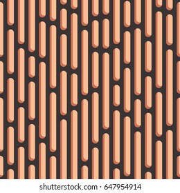 Seamless pattern with stripes ornament. Abstract geometric vector background.
