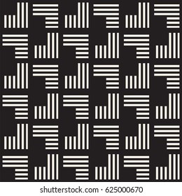 Seamless pattern with stripes. Vector abstract background. Stylish geometric lattice structure.
