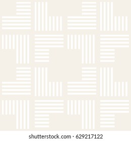 Seamless pattern with stripes. Vector abstract background. Stylish geometric lattice structure.