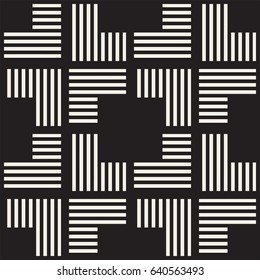 Seamless pattern with stripes. Vector abstract background. Stylish geometric lattice structure.