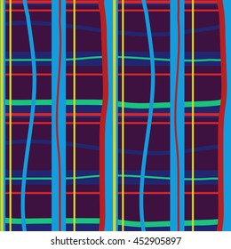 Seamless pattern with stripes. Vector background