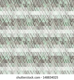 Seamless pattern with strips of curves lines on the background of pastel colors