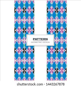 seamless pattern with strips vector