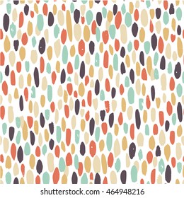 Seamless pattern of strokes, colorful, brush