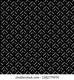 Seamless pattern. Strokes, diamonds wallpaper. Lines, rhombuses ornament. Ethnic motif. Rectangles, squares background. Geometric backdrop. Textile print, web design, abstract illustration. Vector