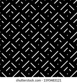 Seamless pattern. Strokes, diamonds wallpaper. Lines, rhombuses ornament. Ethnic motif. Rectangles, squares background. Geometric backdrop. Textile print, web design, abstract illustration. Vector.