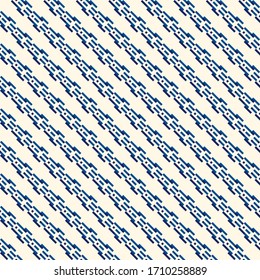 Seamless pattern. Strokes, rhombuses ornament. Folk wallpaper. Shapes backdrop. Embroidery background. Tribal motif. Ethnic mosaic. Textile print, web design, abstract illustration. Vector artwork
