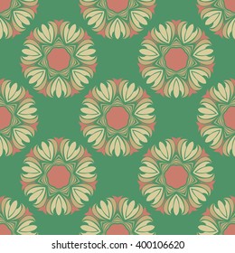 Seamless pattern in the style boho