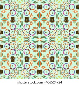 Seamless pattern in the style of "printed circuit board"