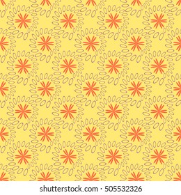 Seamless pattern style texture. Modern wallpaper for your design. Vector illustration