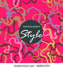 seamless pattern style. vector illustration, hand made. Hand drawn background.Seamless simple pattern. Seamless background with funny colorful 