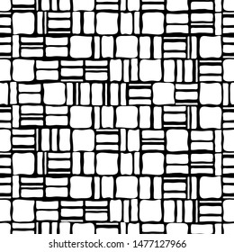 Seamless pattern. Stylish abstract background. Fine neutral structure shapes. Vector eps10