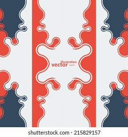 Seamless pattern, stylish background, abstract vector illustration eps10