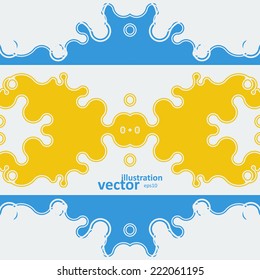 Seamless pattern, stylish background, abstract vector illustration eps10