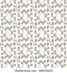 Seamless pattern, stylish background, modern texture, abstract lines.