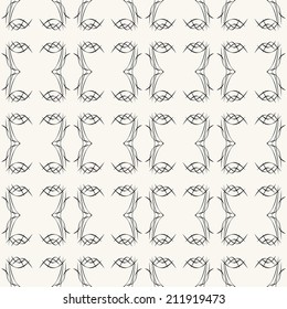Seamless pattern, stylish background, modern texture lines.