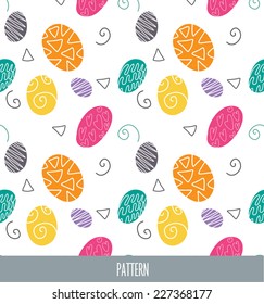 Seamless pattern, stylish colorful  texture. Vector illustration