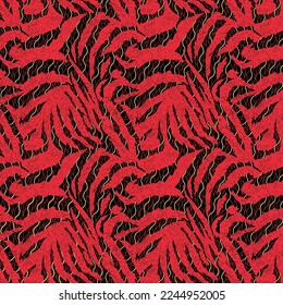 Seamless pattern with stylish detailed water color paisleys.