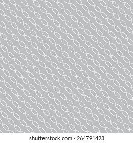 Seamless pattern. Stylish geometric diagonal texture with repeated ellipses and dots. Monochrome. Backdrop. Web. Outline. Vector illustration