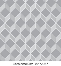 Seamless pattern. Stylish geometric texture in the form of steps. Repeating diamonds and squares. Monochrome. Backdrop. Web. Vector illustration