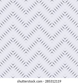 Seamless pattern. Stylish geometric texture in the form of waves. Repeating dotted lines. Dots of the different size. Monochrome. Backdrop. Web. Vector illustration for your design