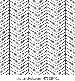 Seamless pattern. Stylish geometric texture in the form of chevron.
